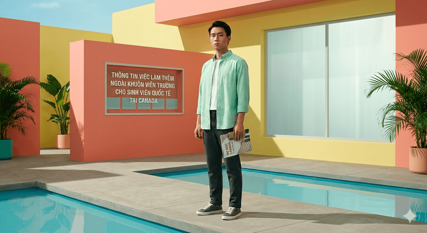 Thông tin về việc làm thêm ngoài khuôn viên Nhà trường dành cho ứng viên muốn đi du học tại Canada