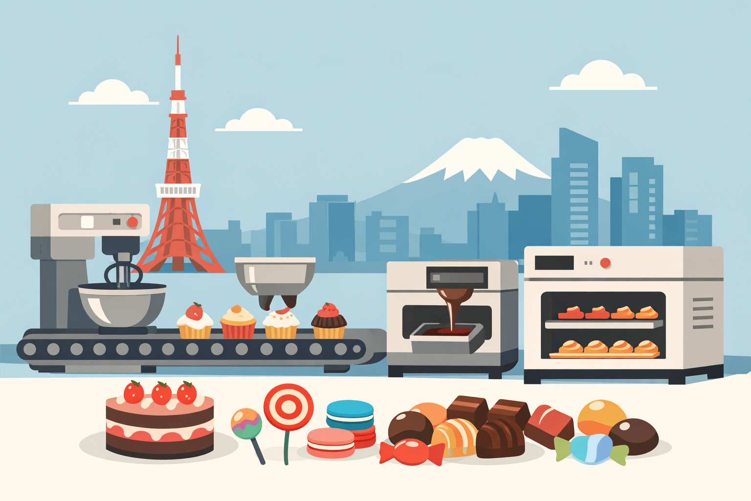 Chương trình đào tạo nghề Sản xuất Bánh Kẹo ở Tokyo, Nhật Bản