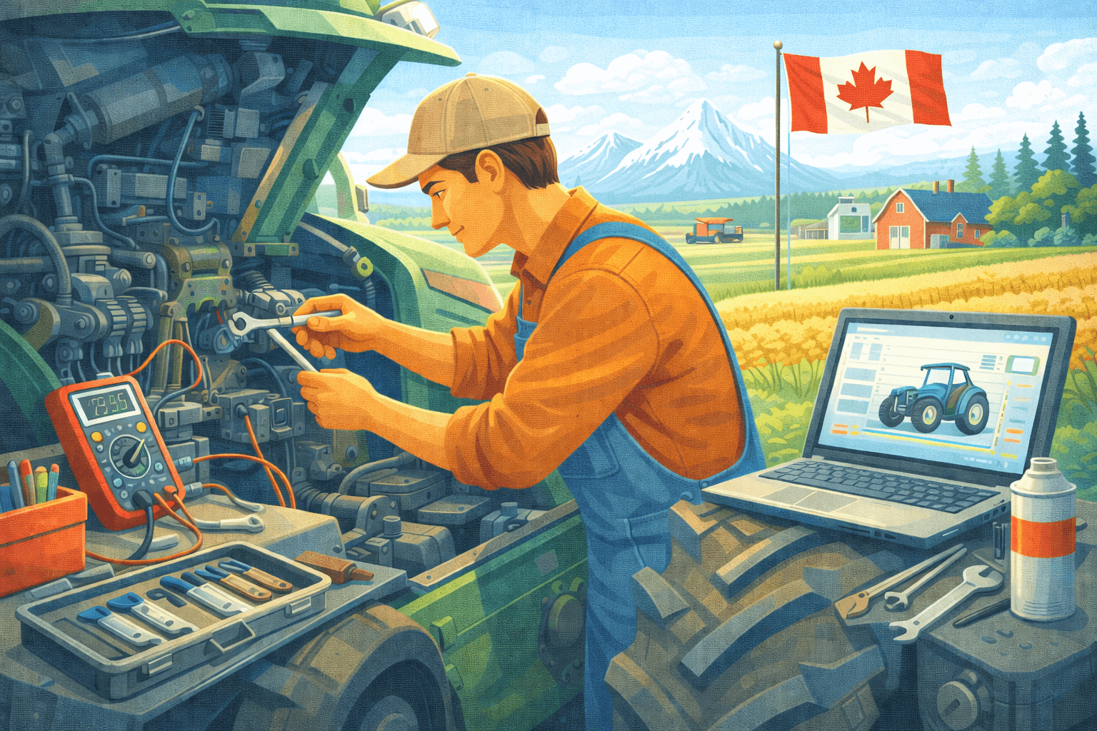 Chương trình đào tạo ngành Sửa chữa Thiết bị Nông nghiệp tại New Brunswick - Canada